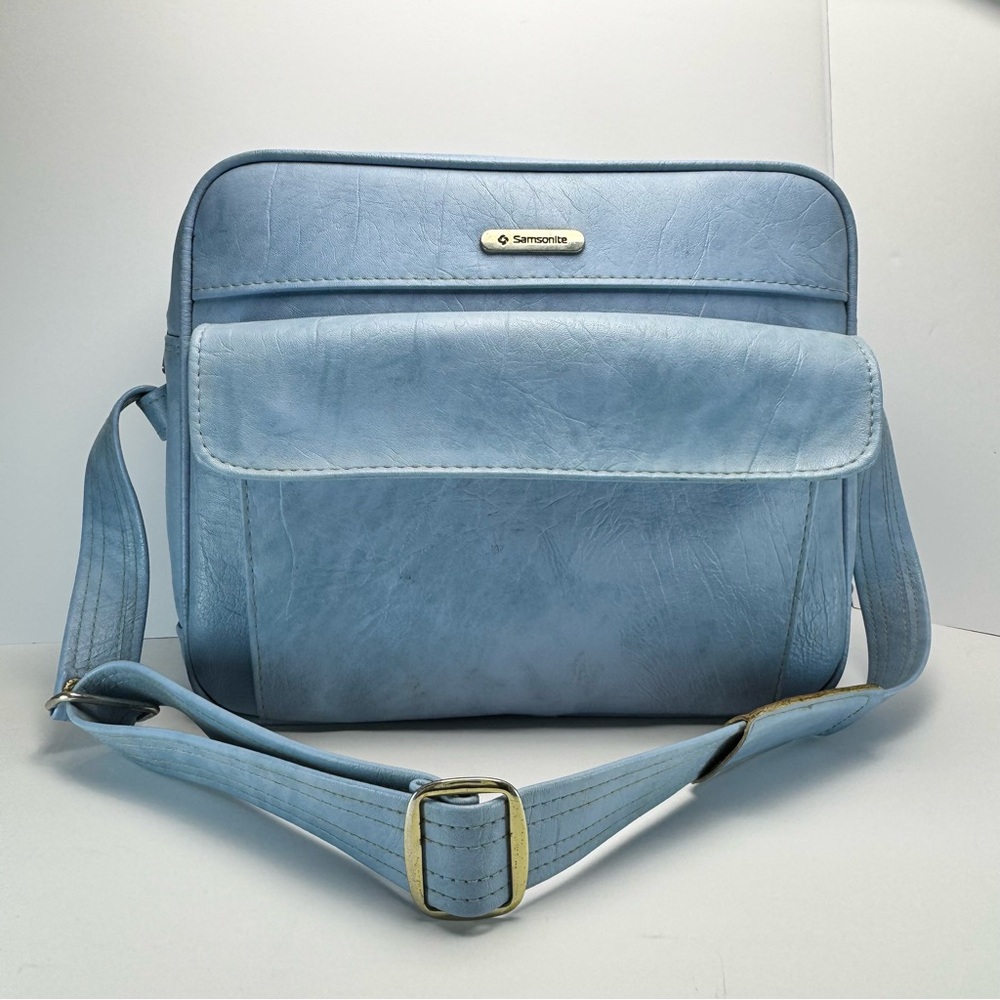 Samsonite Cordoba Vintage Blue Crossbody Bag - Picture 2 of 16